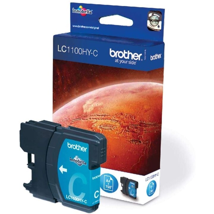 TINTA BROTHER LC1100HYC CIAN ALTA CAPACIDAD 750PAG