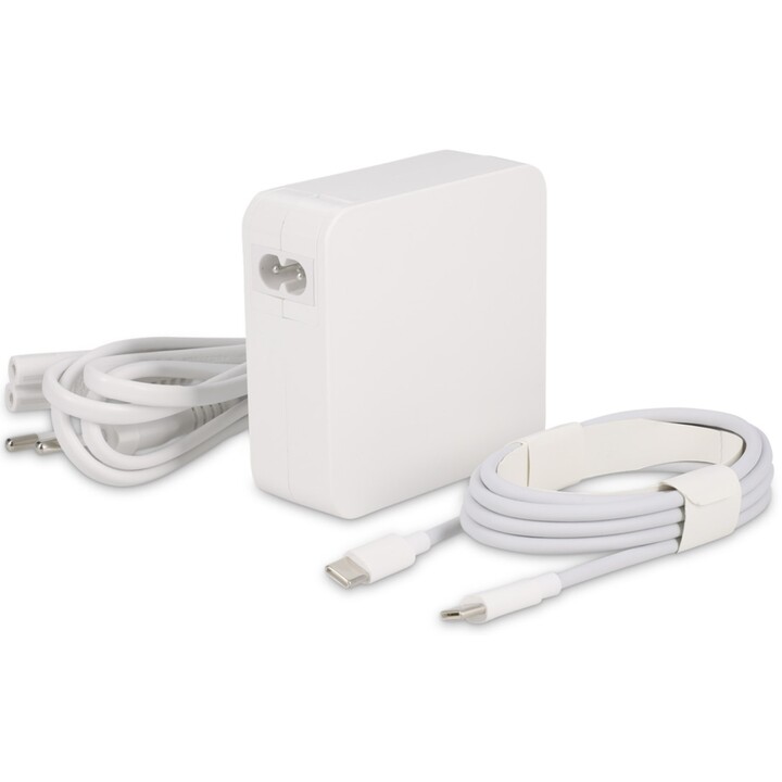 Adaptador de alimentação USB-C 96 W / 87 W para USB-C MacBook Air / Pro (cabo USB-C incluído) - Branco