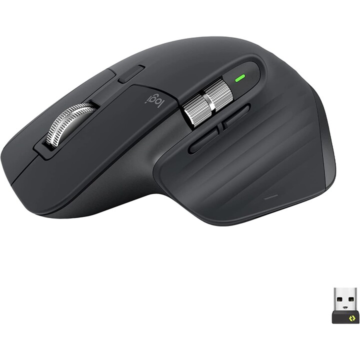 Logitech MX Master 3S Wireless Maus (kabellos, grafit)