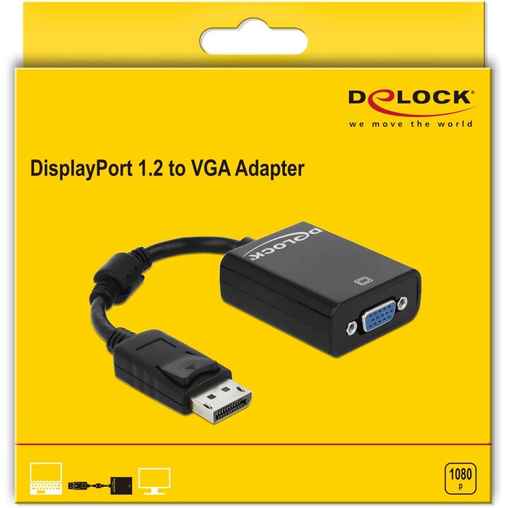Adapter DDeLock DP zu VGA