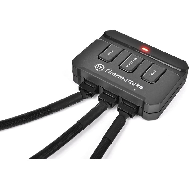 PC- Gehäuselüfter Thermaltake Riing 12 LED - RGB - CONJUNTO de 3 Ventiladores