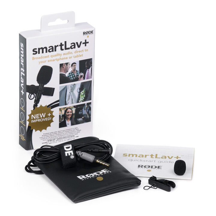 RØDE smartLav+ Black Lavalier/Lapel Microphone