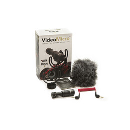 Microfone para câmera digital RØDE VideoMicro Black
