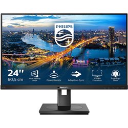 Monitor Philips 242B1 de 60,5 cm (23,8 pulgadas) (Full HD, panel IPS, DVI-D, VGA, DisplayPort, HDMI, USB, sensor de alimentación
