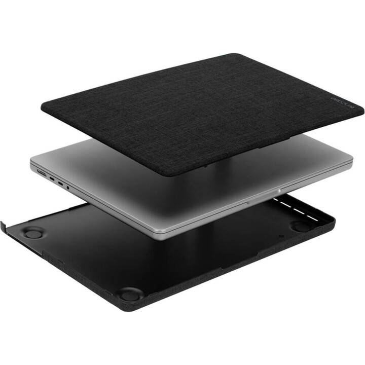 Strukturierte Hardshell in WoolenexfürMacBook Pro 16" 2021 – Graphit