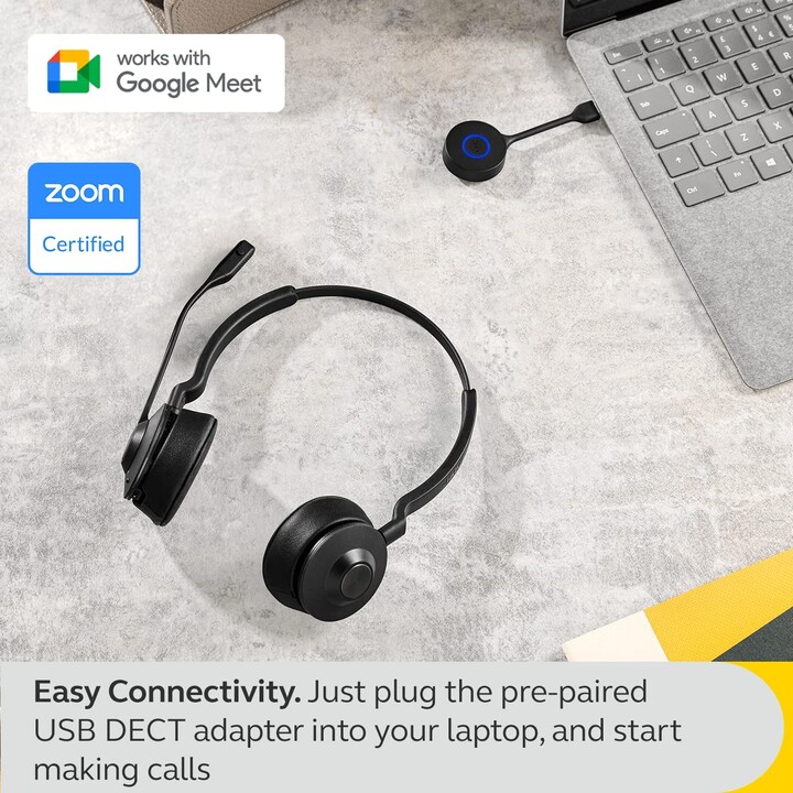 Jabra Engage 55 UC Stereo On-Ear (DECT, wireless, USB)