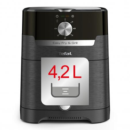 Tefal Easy Fry & Grill EY501815 freidora Sencillo 4,2 L Independiente 1400 W Freidora de aire caliente Negro - Imagen 6