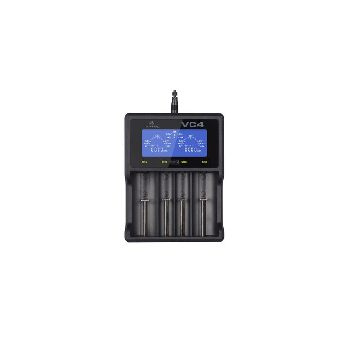 Caricabatterie XTAR VC4SL a Li-ion / Ni-MH / Ni-CD 18650