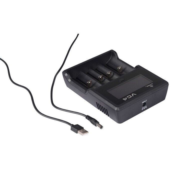Caricabatterie XTAR VC4SL a Li-ion / Ni-MH / Ni-CD 18650