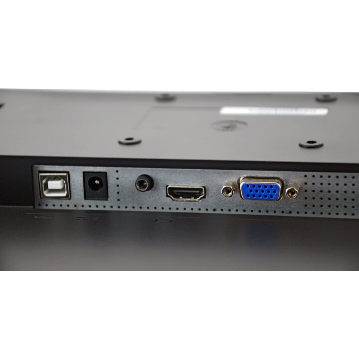 MONITOR TACTIL HANNSPREE 15.6" LED G HT161H 1366X768 12MS VGA HDMI BLACK