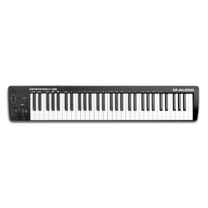 M-AUDIO Keystation 61 MK3 Tastiera MIDI 61 tasti USB Nero, Bianco