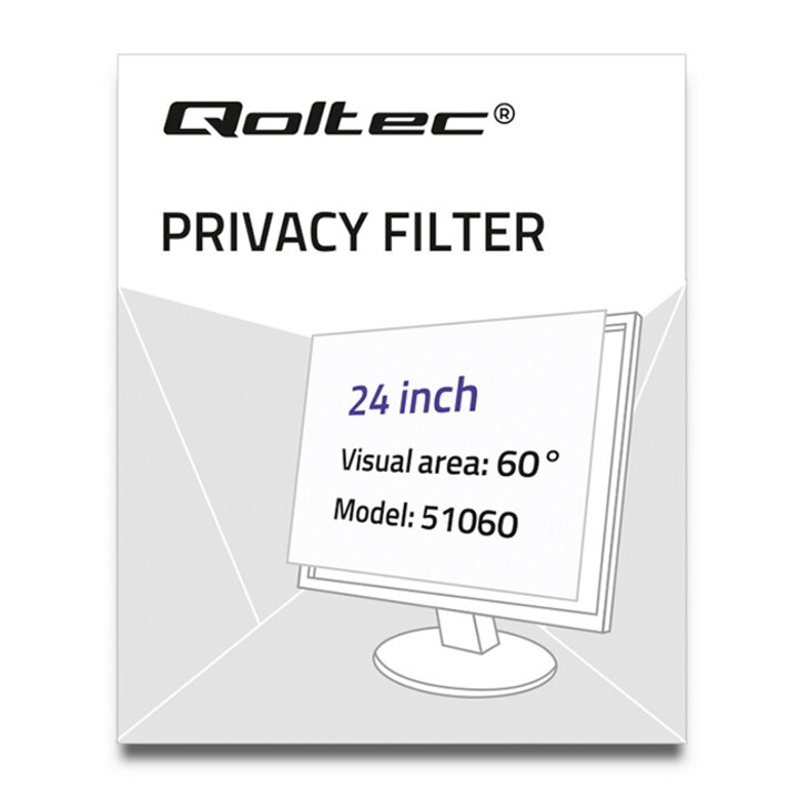 Qoltec 51061 Privacy filter 24" | 16:10