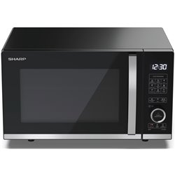 Microondas con Grill SHARP YC-QG204AEB 20 L Negro