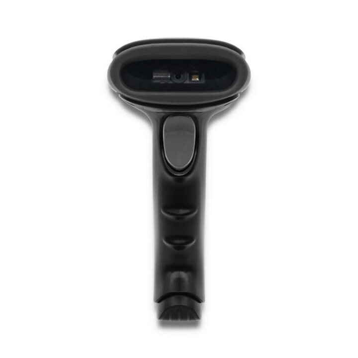 Scanner laser 1D wireless Qoltec 50868 | 2D | Nero