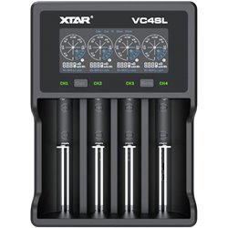 XTAR VC4SL battery charger to Li-ion / Ni-MH / Ni-CD 18650