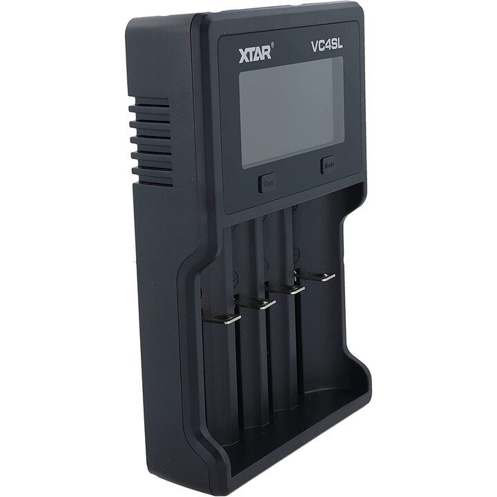 Caricabatterie XTAR VC4SL a Li-ion / Ni-MH / Ni-CD 18650