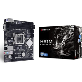BIOSTAR INTEL H61 SOCKET 1155 MATX GRAPHICS DDR3 LAN MOTHERBOARD