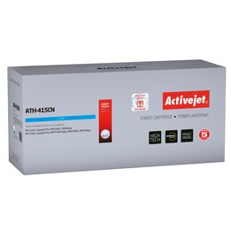 Activejet Cartucho de tóner ATH-415CN compatible con HP 415A W2031A Azul con Chip