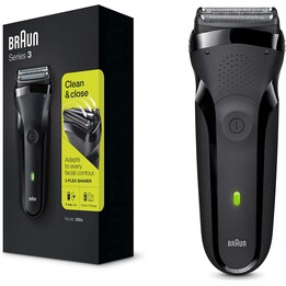 Braun Series 3 300s Foil Shaver Trimmer nero
