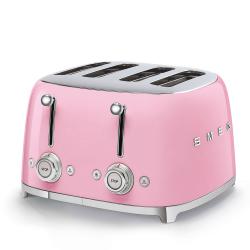 SMEG TOASTER 4X4 50´STYLE PINK TSF03PKEU (Promoción -10%)