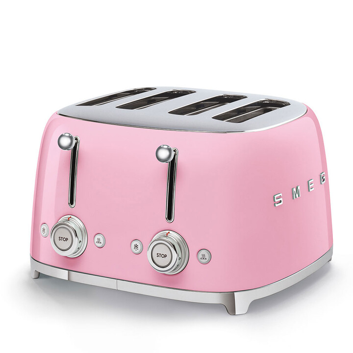 TOSTAPANE SMEG 4X4 50´STYLE ROSA TSF03PKEU (Promozione -10%)