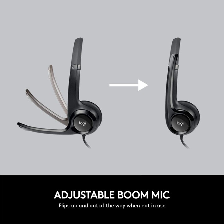 CASQUE + MICRO CASQUE LOGITECH H390 USB