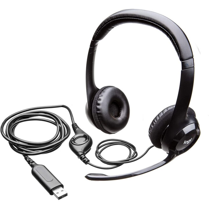 FONE DE OUVIDO + MIC FONE DE OUVIDO LOGITECH H390 USB