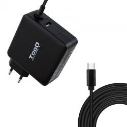 Cargador de Portátil TooQ TQLC-USBC65PD USB-C/ 65W/ Automático/ Voltaje 5-20V