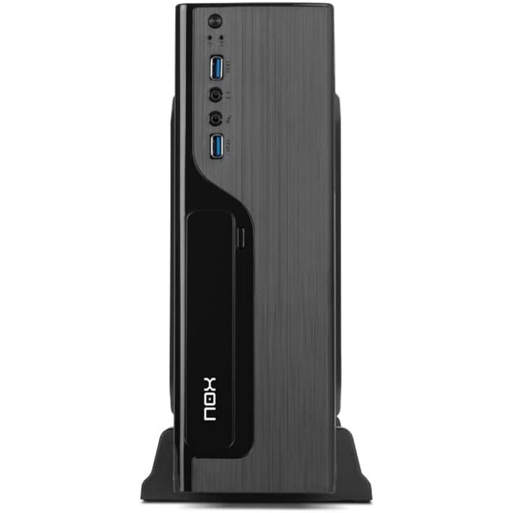 CAJA SOBREMESA/MICRO-ATX NOX LITE070 SLIM 500W 2USB3.0 NEGRA