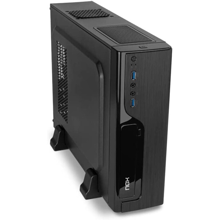 CAJA SOBREMESA/MICRO-ATX NOX LITE070 SLIM 500W 2USB3.0 NEGRA