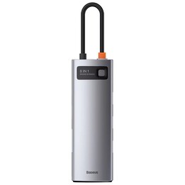 Baseus Hub Metal Gleam 5 in 1 Type-C 3x USB 3.0 PD HDMI RJ45 SD MicroSD Kartenleser