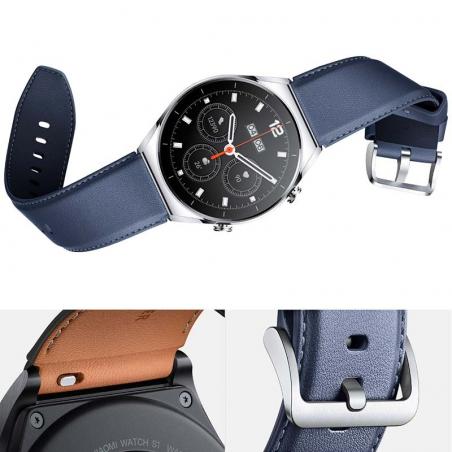 Xiaomi Watch S1 Original Leather Strap Blue