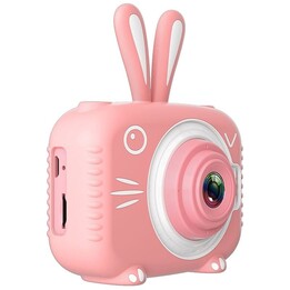 Fotocamera digitale per bambini K3 Rabbit Design rosa