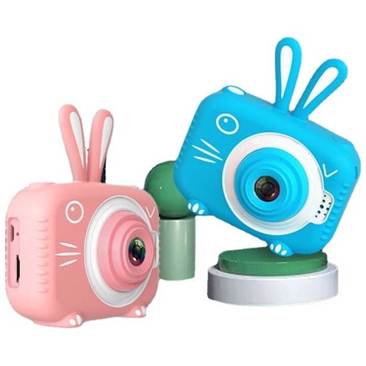 Câmara Digital Infantil K3 Design Coelho Rosa