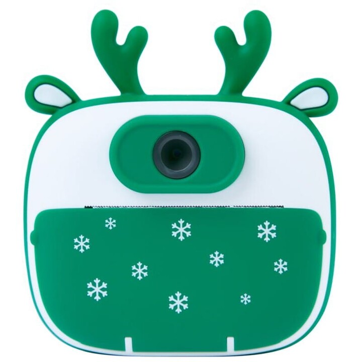 Fotocamera istantanea per bambini con stampa K13 Green Reindeer Design