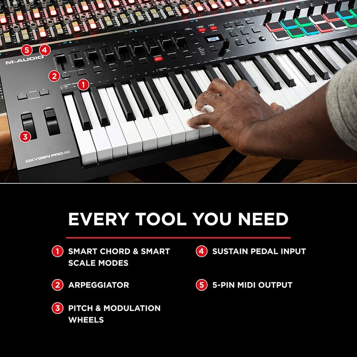M-AUDIO Oxygen PRO 49 - Steuertastatur