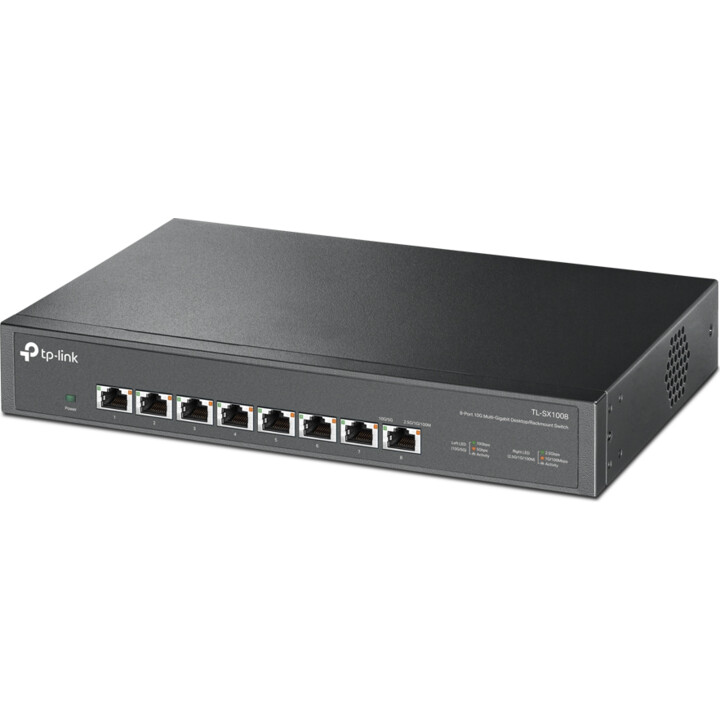 Switch TP-Link TL-SX1008 Ethernet 10G não gerenciada (100/1000/10000) Preto