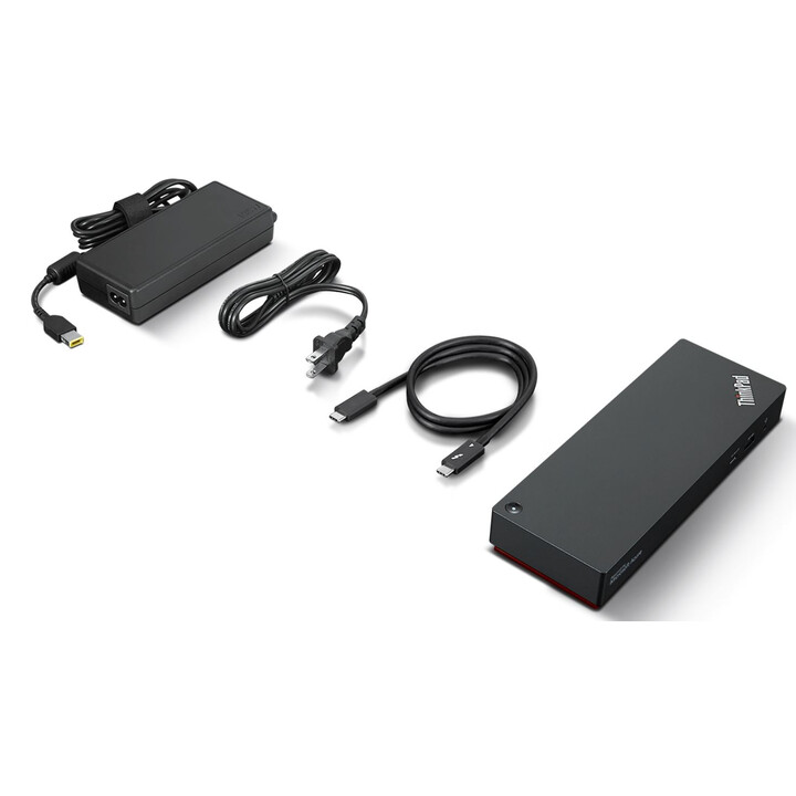 Lenovo ThinkPad Universal Thunderbolt 4 Smart Dock com fio preto