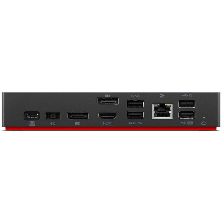 Lenovo ThinkPad Universal Thunderbolt 4 Smart Dock com fio preto