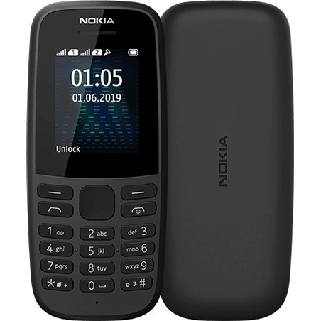 Nokia 105 2019 4MB Dual Sim Negro