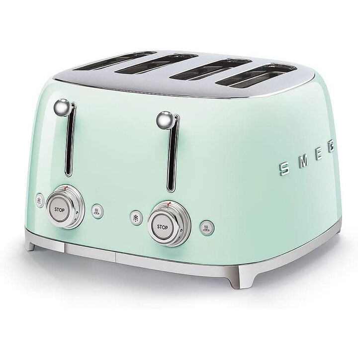 Smeg Toaster 4X4 50 ́Style Pastel Green Tsf03Pgeu