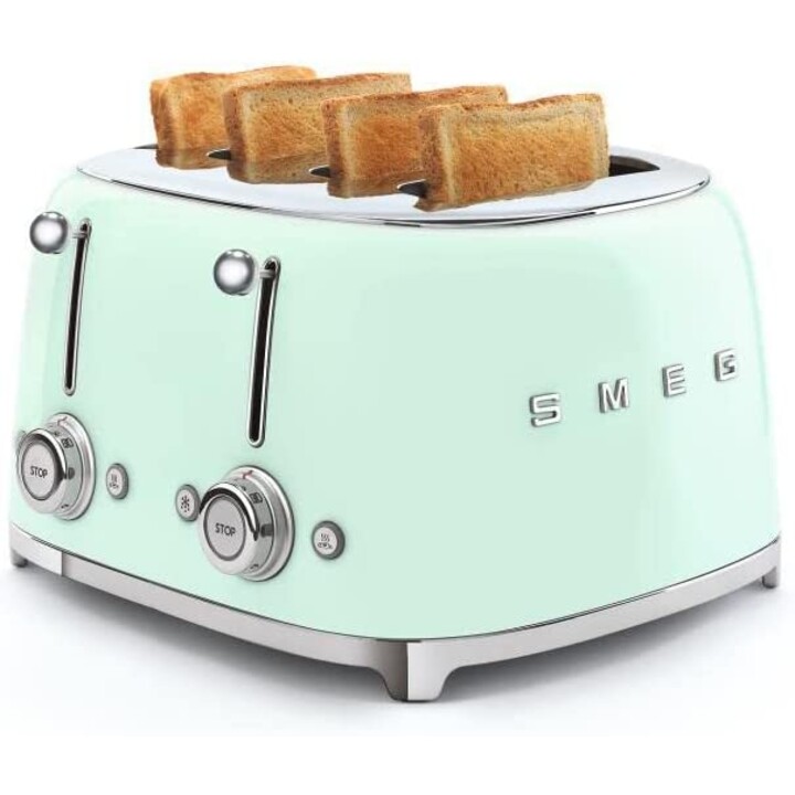 Tostapane Smeg 4X4 50 ́Style Verde Pastello Tsf03Pgeu