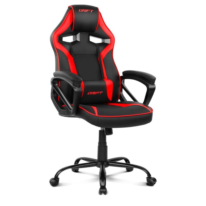 Sedia da gioco Drift DR50 rossa nera