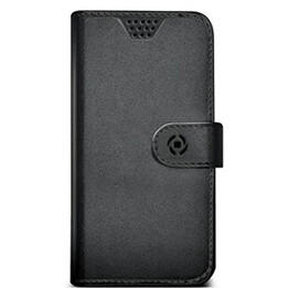 Estuche tipo libro Celly Universal M negro y marrón