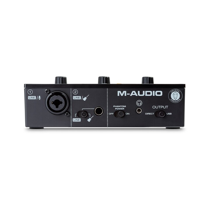 M-AUDIO M-Track Solo USB Audio Interface Preamplifier Crystal 16 bit 48 kHz Black