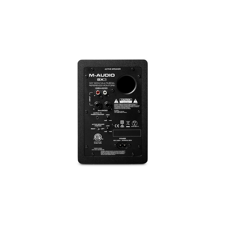 M-AUDIO BX3 Lautsprecher Schwarz Verkabelt 50 W