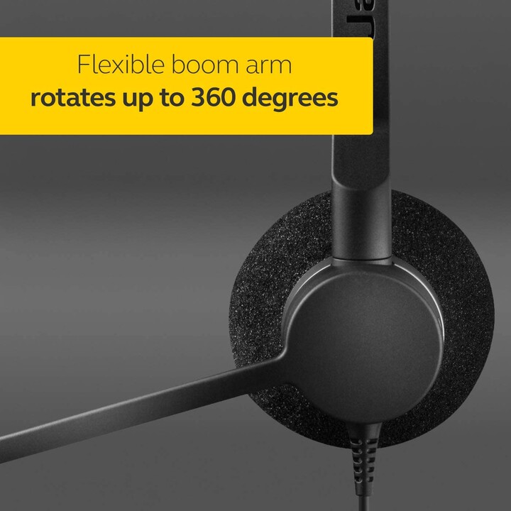 HEADPHONE + MIC JABRA BIZ 2300 MONOAURAL QD BLACK