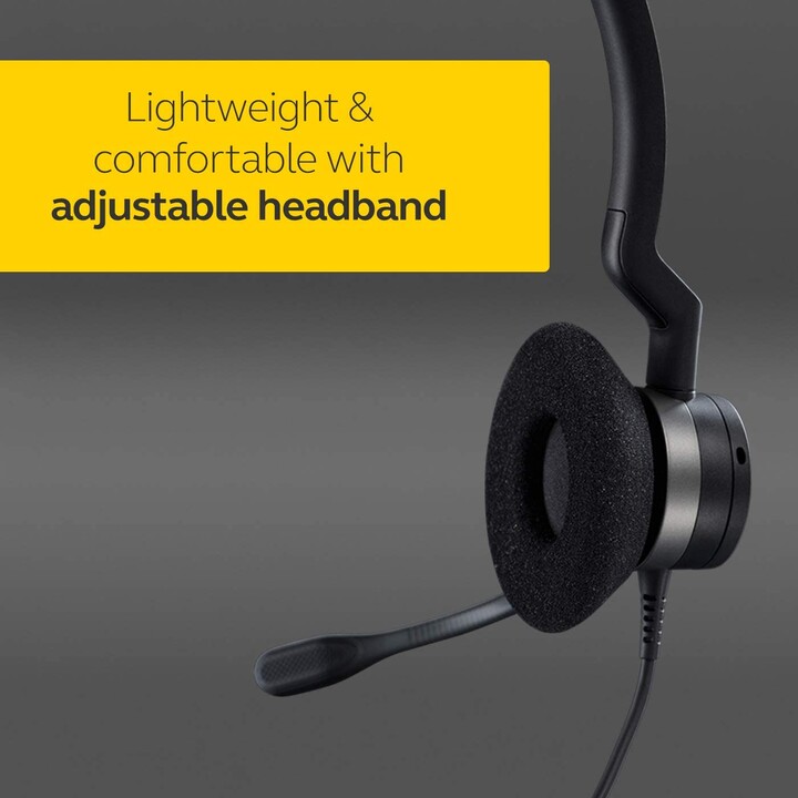 CUFFIA + MICROFONO JABRA BIZ 2300 MONOAURAL QD NERO