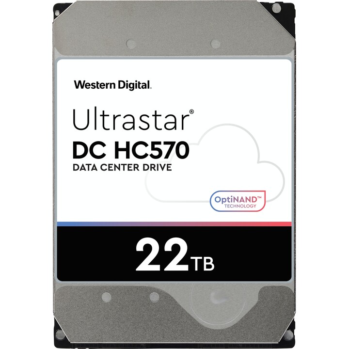 HDD Western Digital Ultrastar DC HC570 WUH722222ALE6L4 (22 TB 3.5" SATA III)