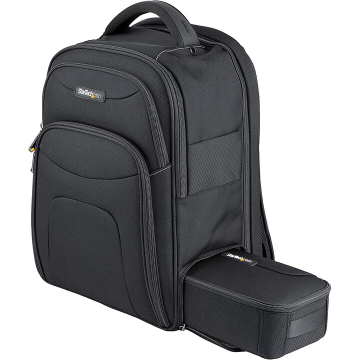 StarTech.com 15.6" Laptop Backpack with Removable Accessory Organizer Case - Professional IT Tech Backpack for Work/Travel/Commu